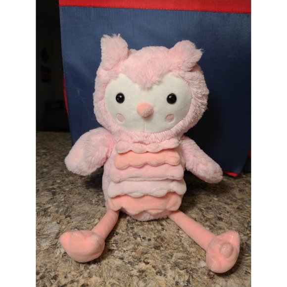 Target Cloud Island 2017 Pink Owl Bird Plush Soft Stuffed Animal Lovey 13" - Picture 1 of 3